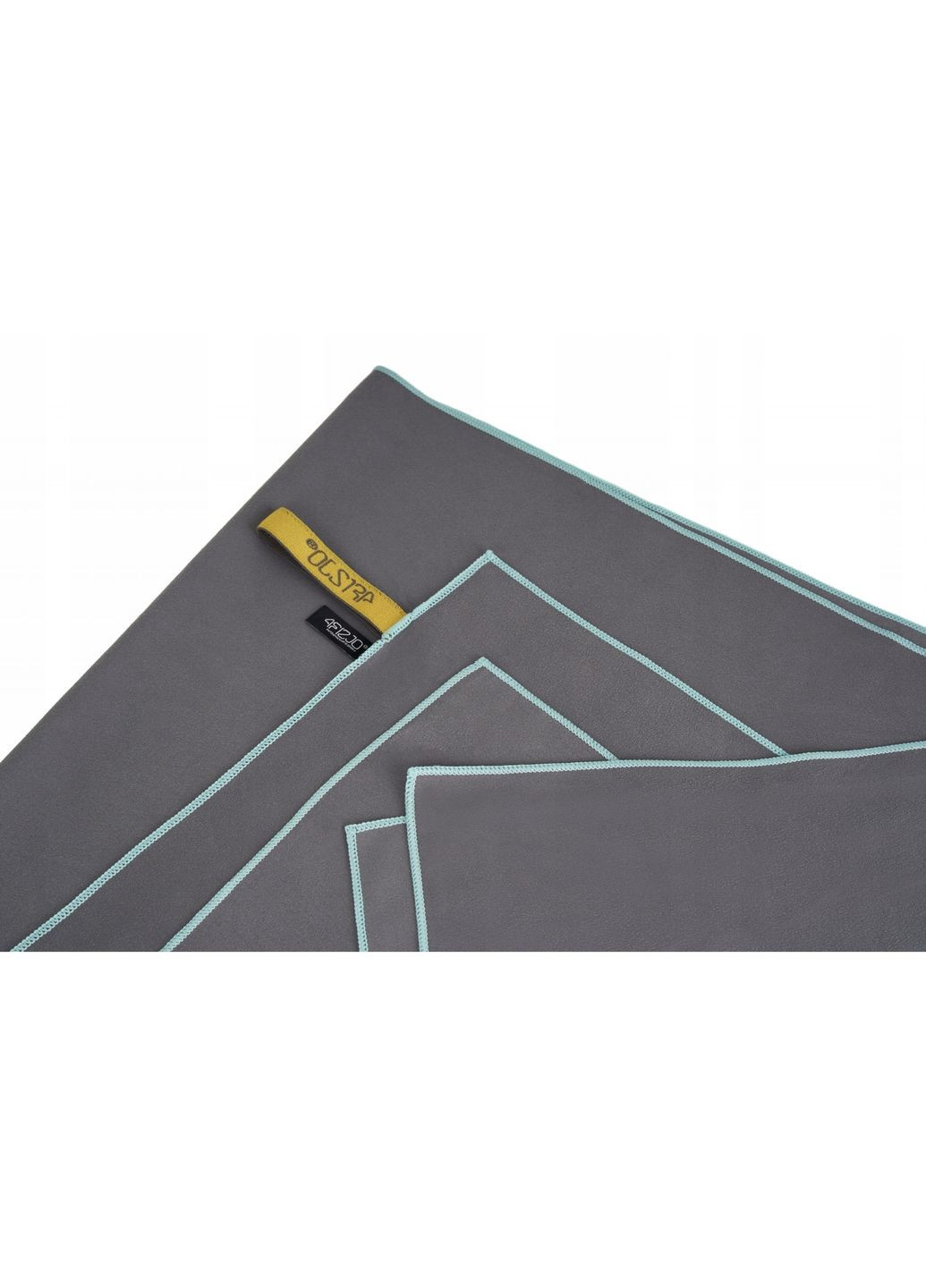 Полотенце спортивное 130 x 75 см из микрофибры Grey (P-5907739317261) 4FIZJO светло-серый