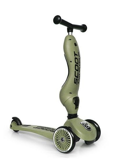 Самокат Scoot and Ride Highwaykick-1 оливковый от 1-го года () Scoot&Ride SR-160629-OLIVE (335425800)
