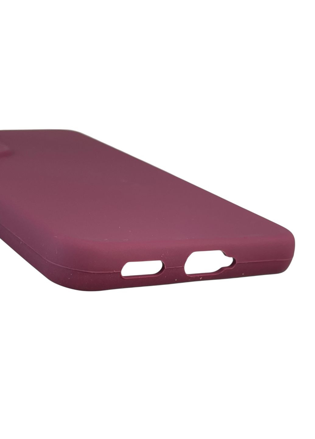 Чехол для Galaxy S22 (SM-S901B) силиконовый с микрофиброй нескользящий на самсунг с22 бордовый Samsung (366385672)