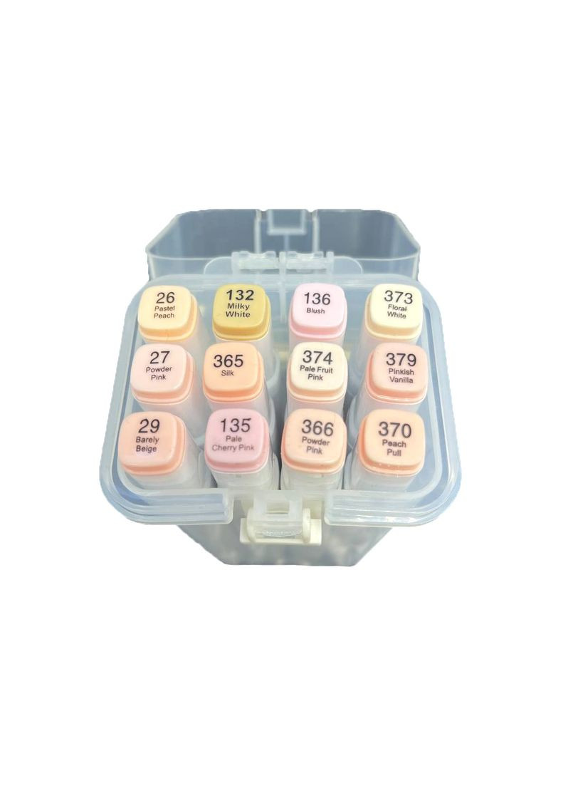 Маркеры 12 цветов набор двусторонних теневых маркеров на спиртовой основе цветовая палитра НА ВЫБОР Touch (338854944)