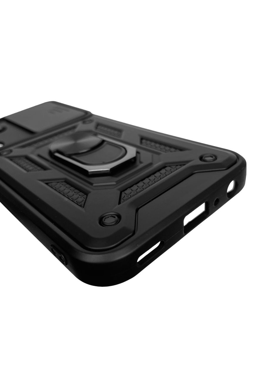 Чохол для Galaxy A25 5G SM-A256B броньований з кільцем зі шторкою на самсунг а25 5г чорний rg1 Samsung (366019883)