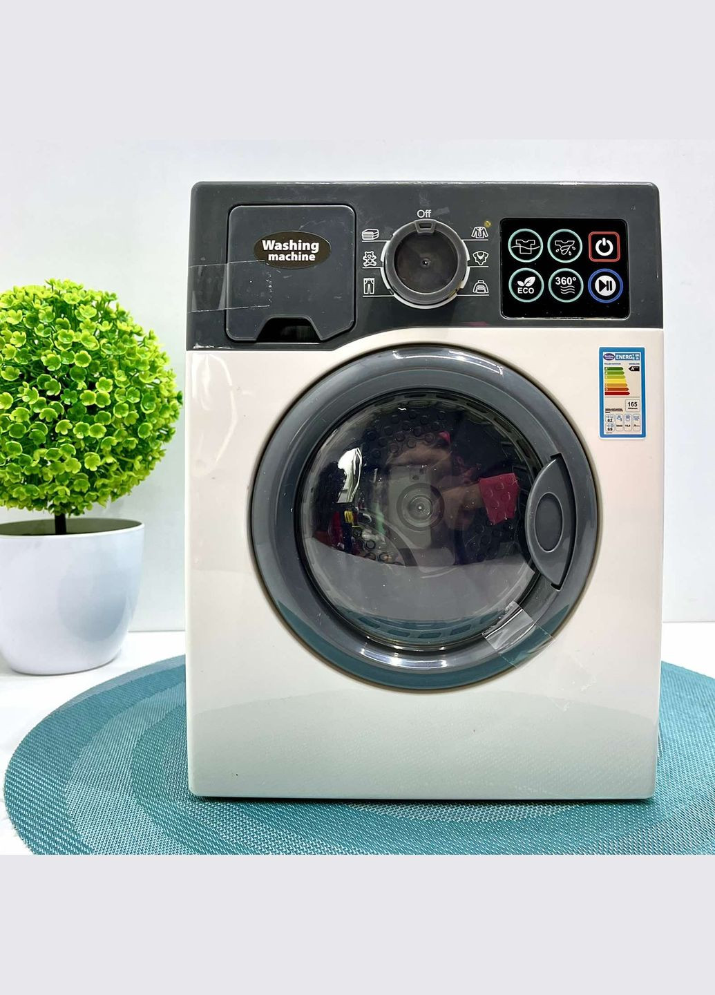 Стиральная машинка Детская множество функций со светозвуковыми эффектами Белая (F2308) Tegole (335977479)