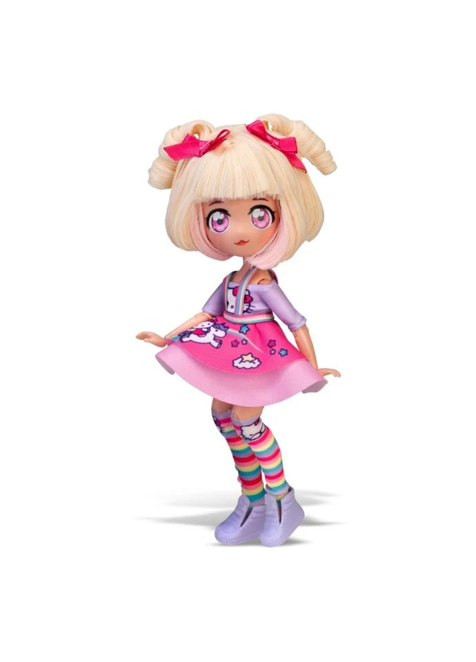 Детская кукла "Конфета Единорог" HKTF0400 серии "Hello Kitty" 4SF Manga Dolls (389551657)