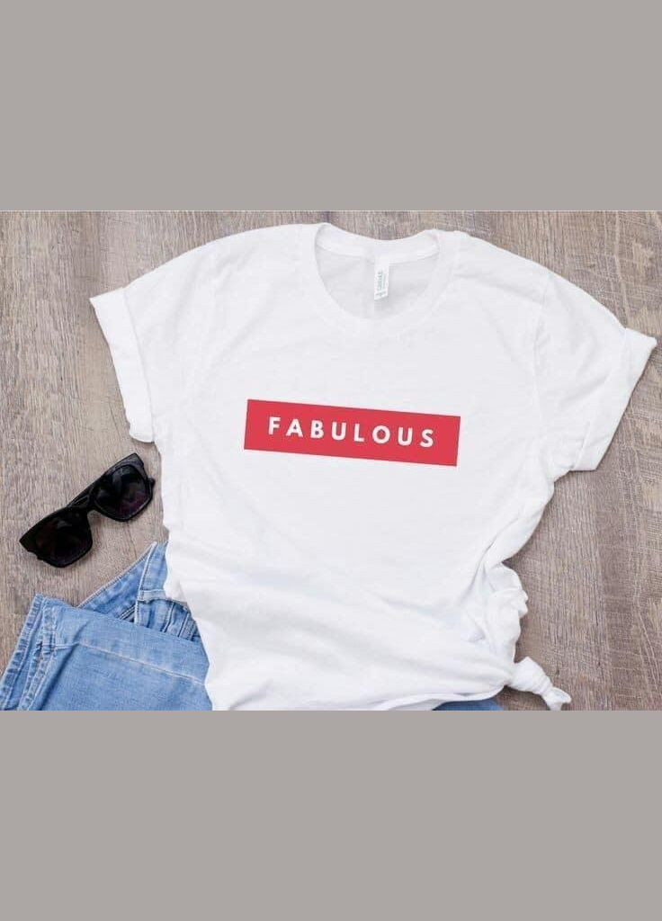 Футболка жіноча з принтом 48 Біла 2664085888 No Brand - (342398233)