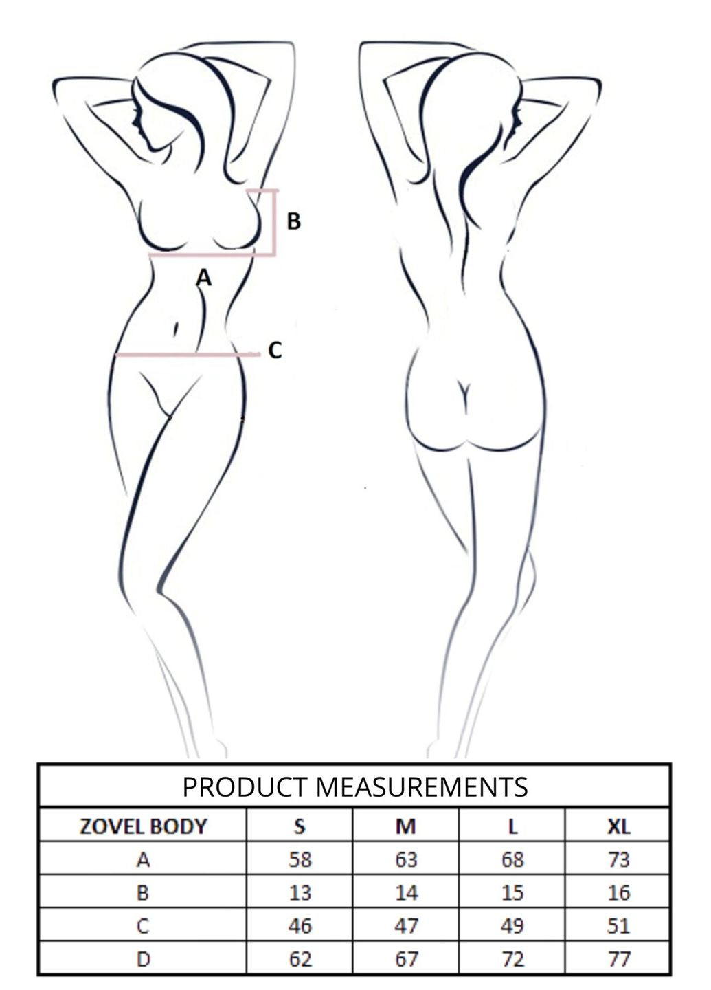 Боді ZOVEL BODY light pink Passion (369609759)