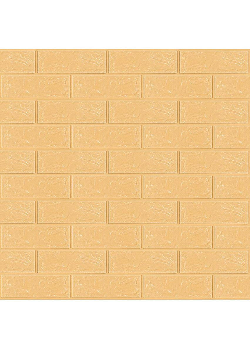 Самоклеящаяся 3D панель в рулоне 3080x700x3мм Бежевый Кирпич (R009-3) SW-00001394 Sticker Wall (360920354)