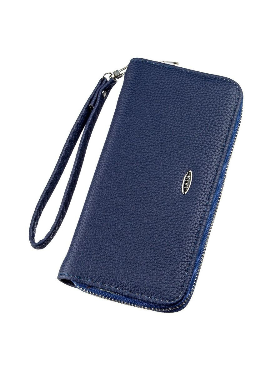 Женский кошелек на молнии с отделениями для карт синий (sku_19013) No Brand (328218475)