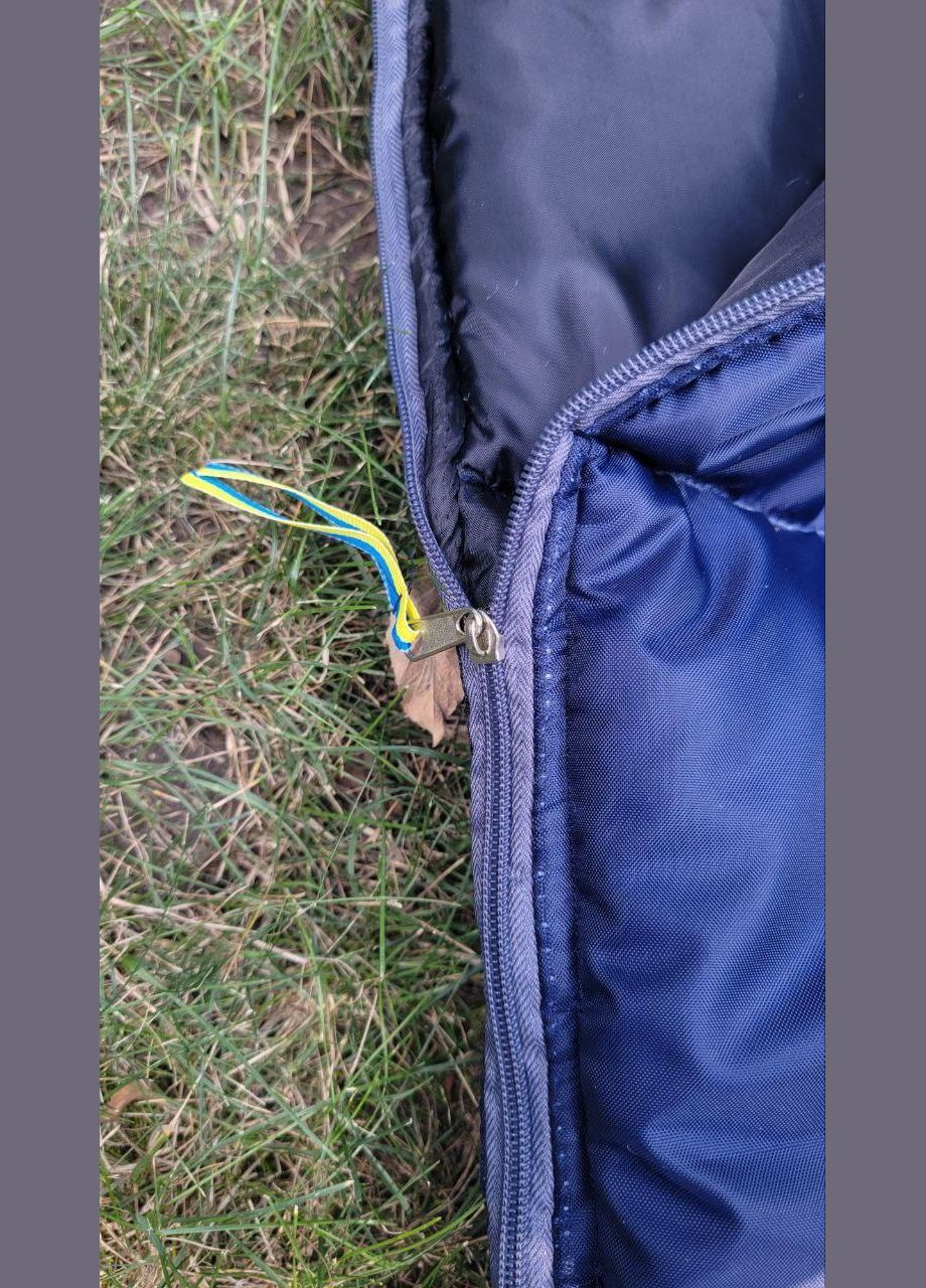 Спальний мішок ЛІТО (ковдра з капюшоном), Синій, ширина 73 см Украина ТД (318015676)