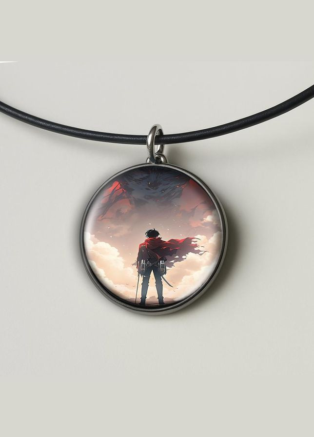 Подвеска (кулон) Аниме Атака Титанов #12 (круглый) No Brand (328050476)