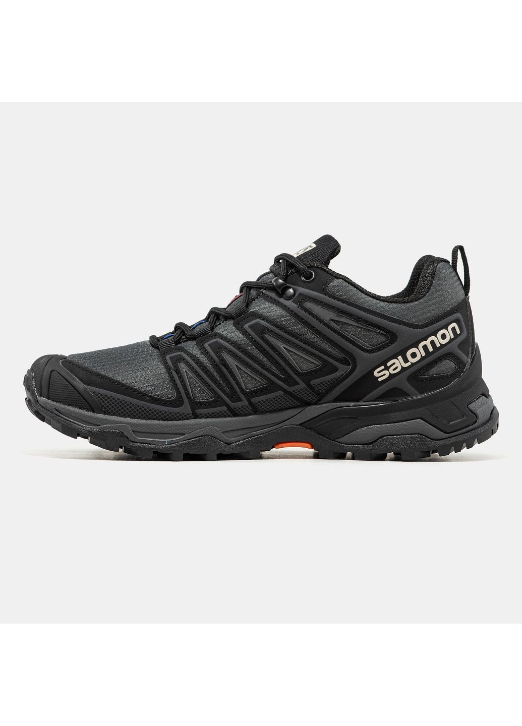 Черные демисезонные кроссовки мужские salomon speed cross pro gore-tex thinsulate grey black | саломон спид кросс про черные No Brand