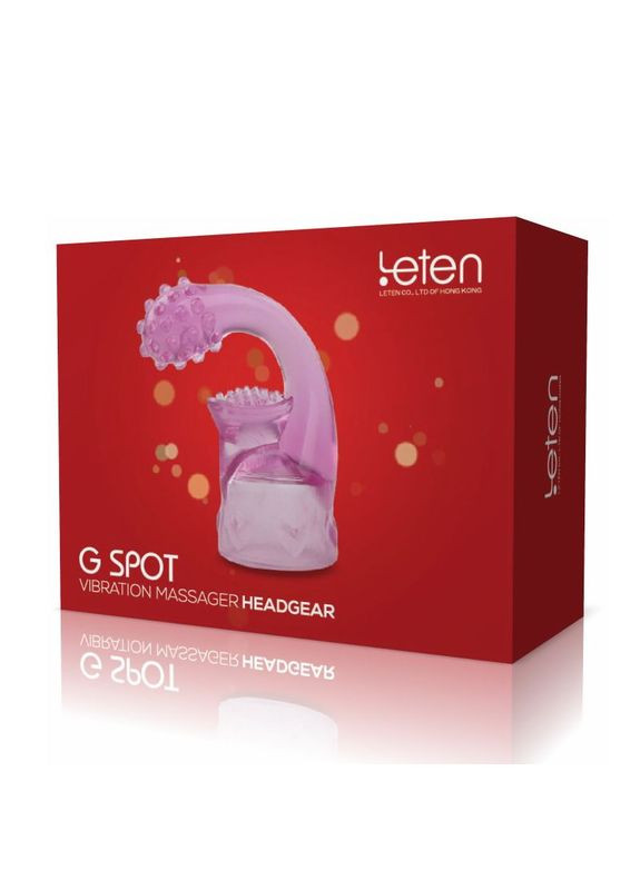 Насадка для вібромасажера G SPOT HEADGEAR - 3 (40 x 82 мм) Leten (335395131)