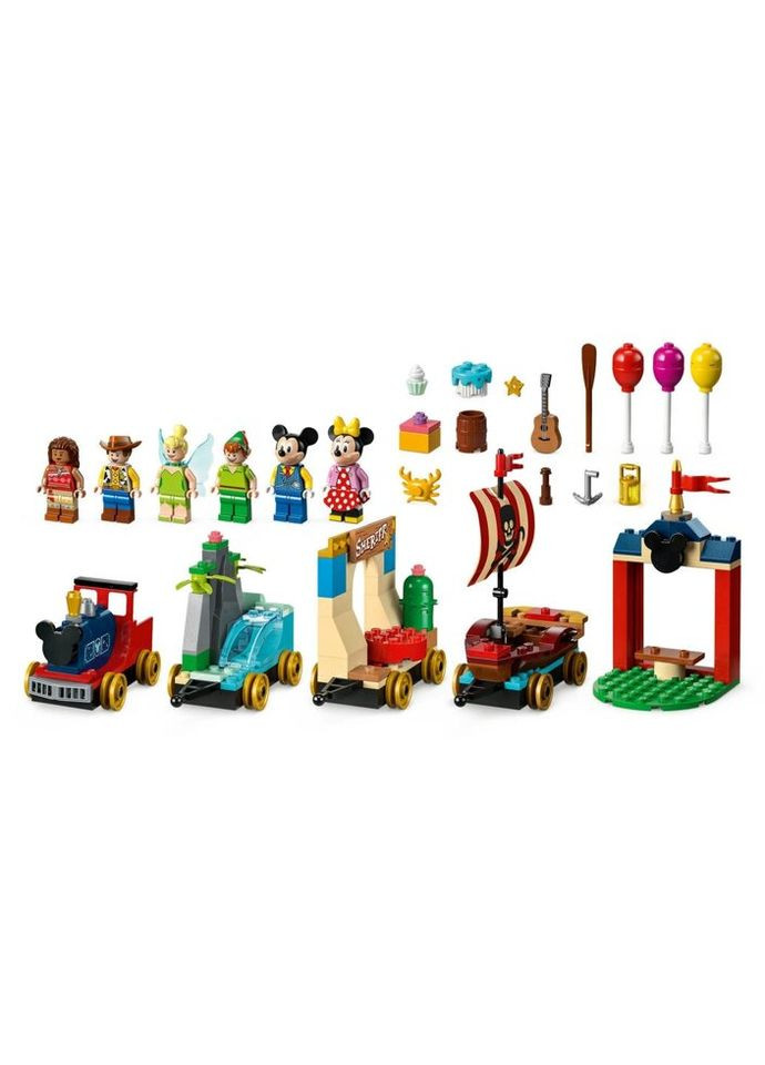 Конструктор Disney Classic Праздничный Диснеевский поезд 191 деталь (43212) Lego (281425508)