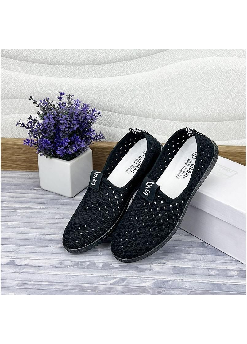 Черные мокасини жiночi е-005260-2 чорнi Gipanis