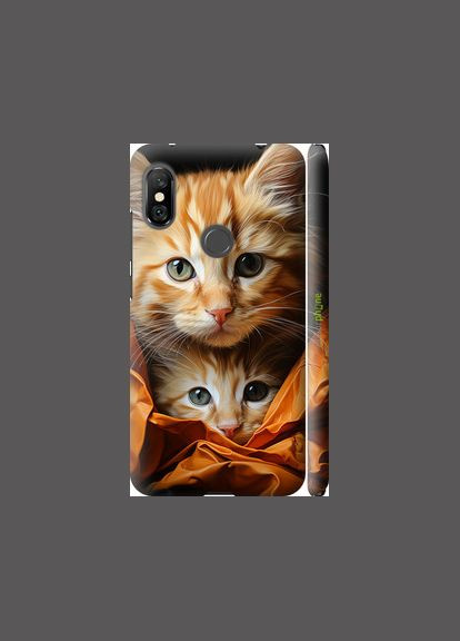 Чехол на Xiaomi Redmi Note 6 Pro Котики 2 "5664m-1551-2448" Endorphone (372705205)