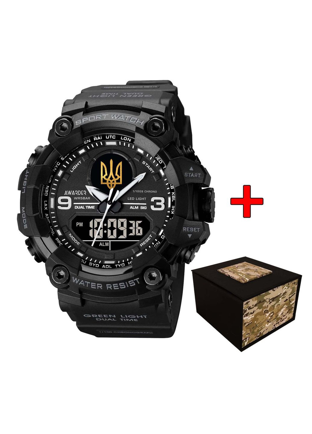 001 Тризуб золото All Black Awarder (341822394)