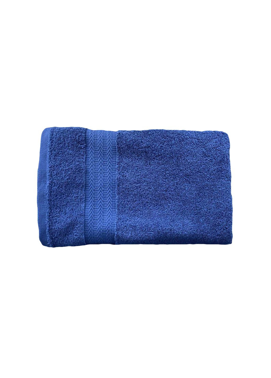 Полотенце махровое 70х140 гладкокрашенное Индиго Катруся однотонный индиго