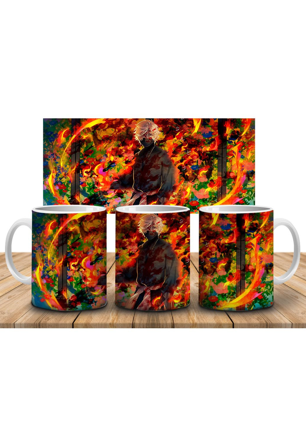 Кружка з принтом Пекельний рай / Jigokuraku, 330 мл-4 No Brand (317300490)