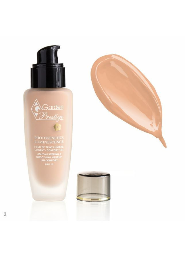 Prestige Тональна основа для обличчя стійка напівматовий фініш SPF 15 GF-225№3 Garden (369612999)