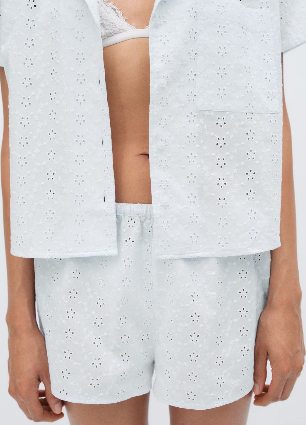 Светло-голубая всесезон пижама H&M