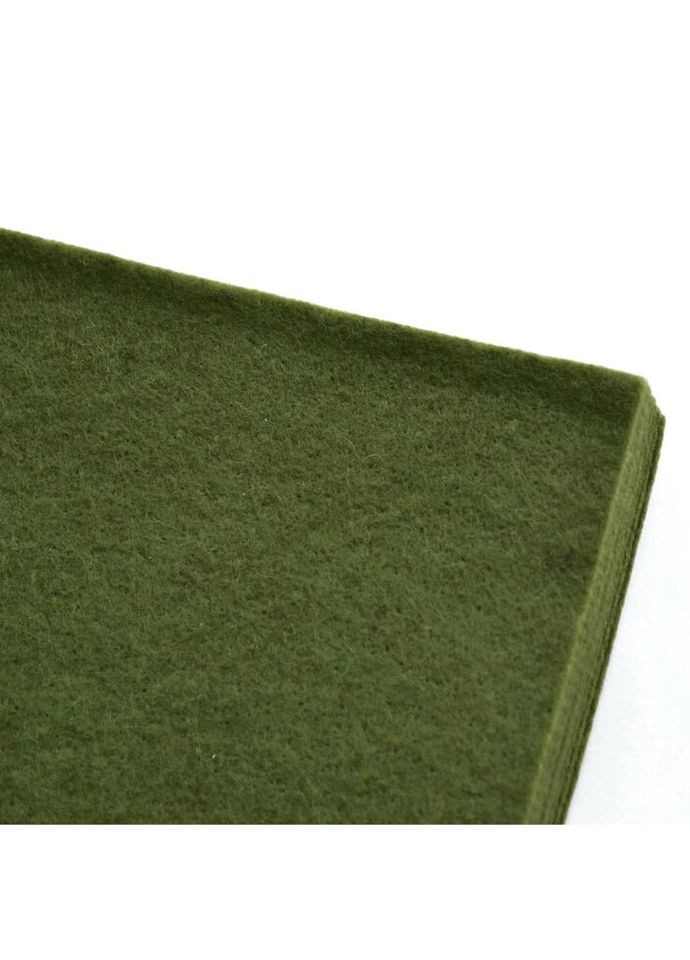 Набір фетру м'якого 741876 21х30 см 10 оливкових листів Santi (335585025)