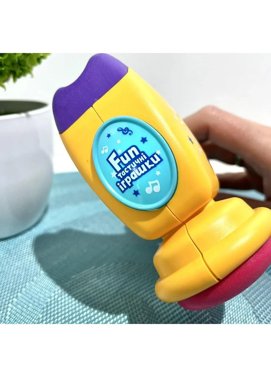 Развивающий молоточек с озвучиванием на украинском языке, музыкальный молоточек для детей Limo Toy (371646426)