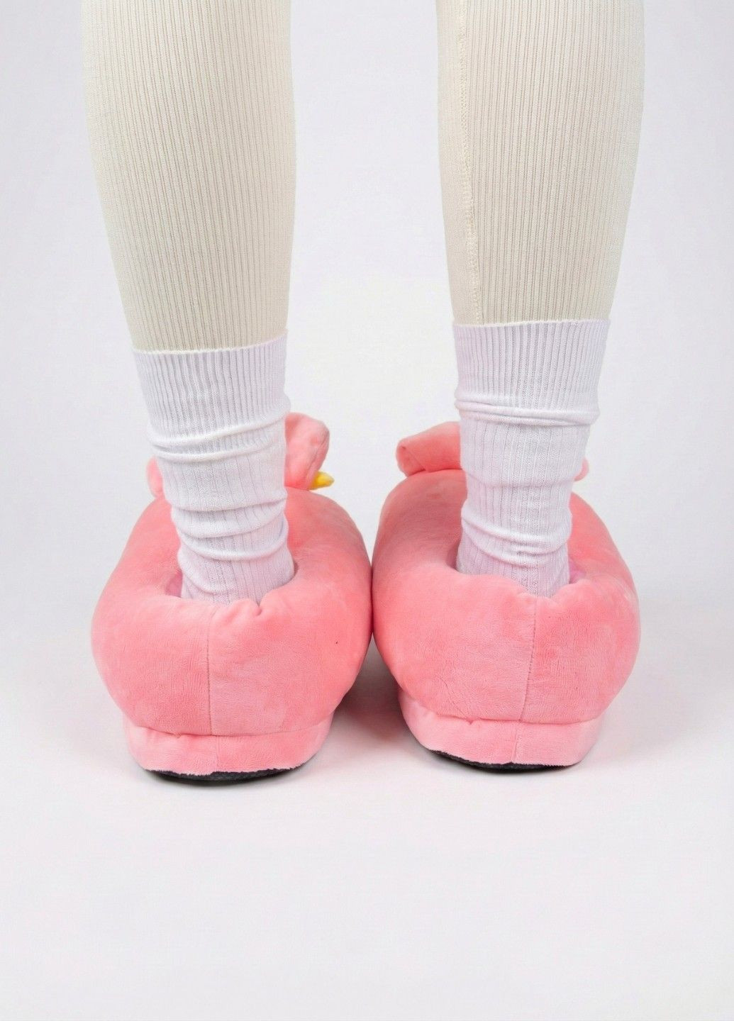 Капці іграшки Мелоді домашні дитячі для кігурумі аніме рожеві плюшеві Lalapka (370858919)