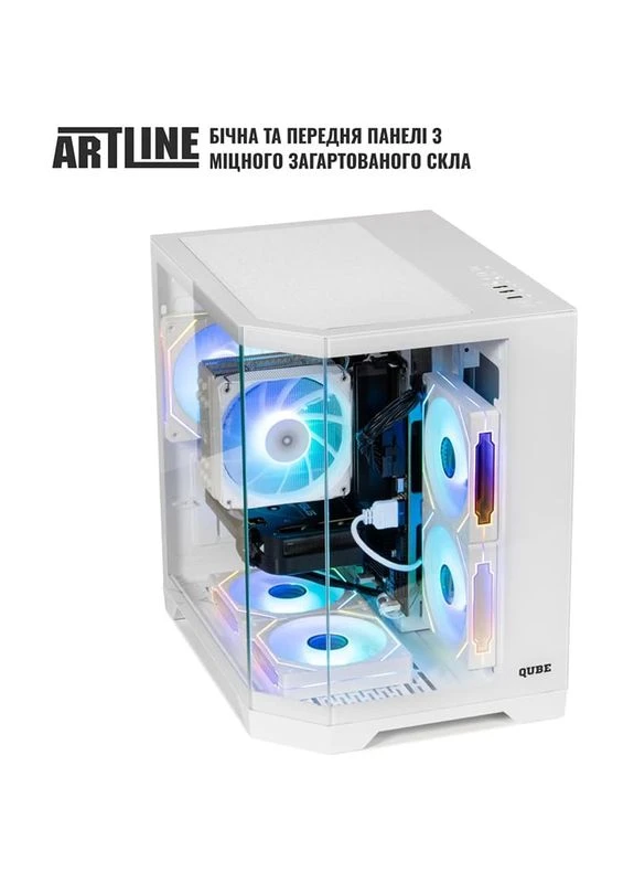 Компьютер Gaming X66WHITE Windows 11 Home (X66WHITEv42Win) ARTLINE (370848609)