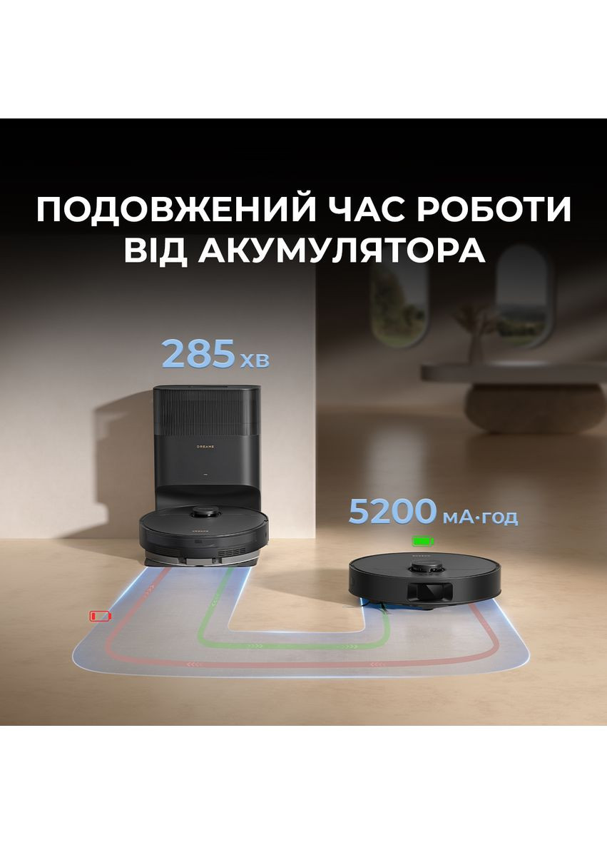 Робот-пылесос D20 Black (RLD35GA-bl) Dreame (361031542)