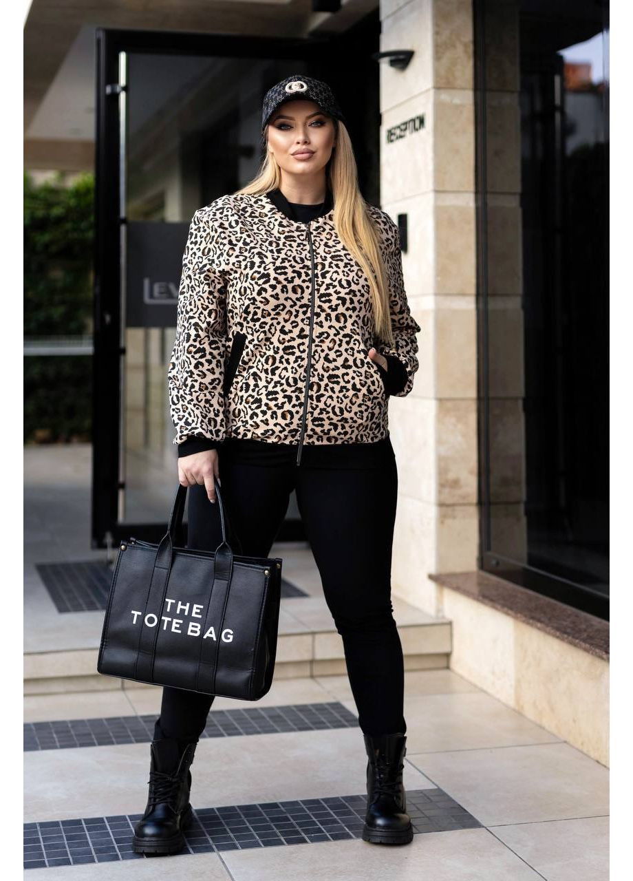 Коричневая демисезонная 🧥 демисезонная куртка "wild style" - комфорт + характер в каждой детали Vione