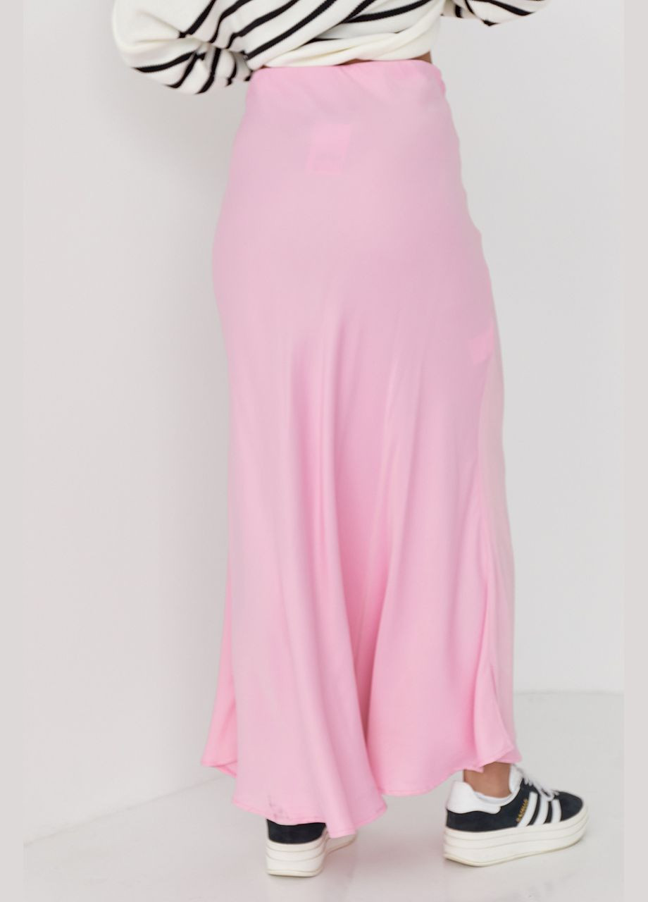 Довга атласна спідниця на резинці Liton (297057634)