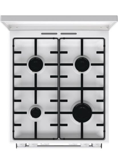 плита gk5a22wh комбинированная, 68л, 50x60см, эмалированный реш, с крышкой, Gorenje