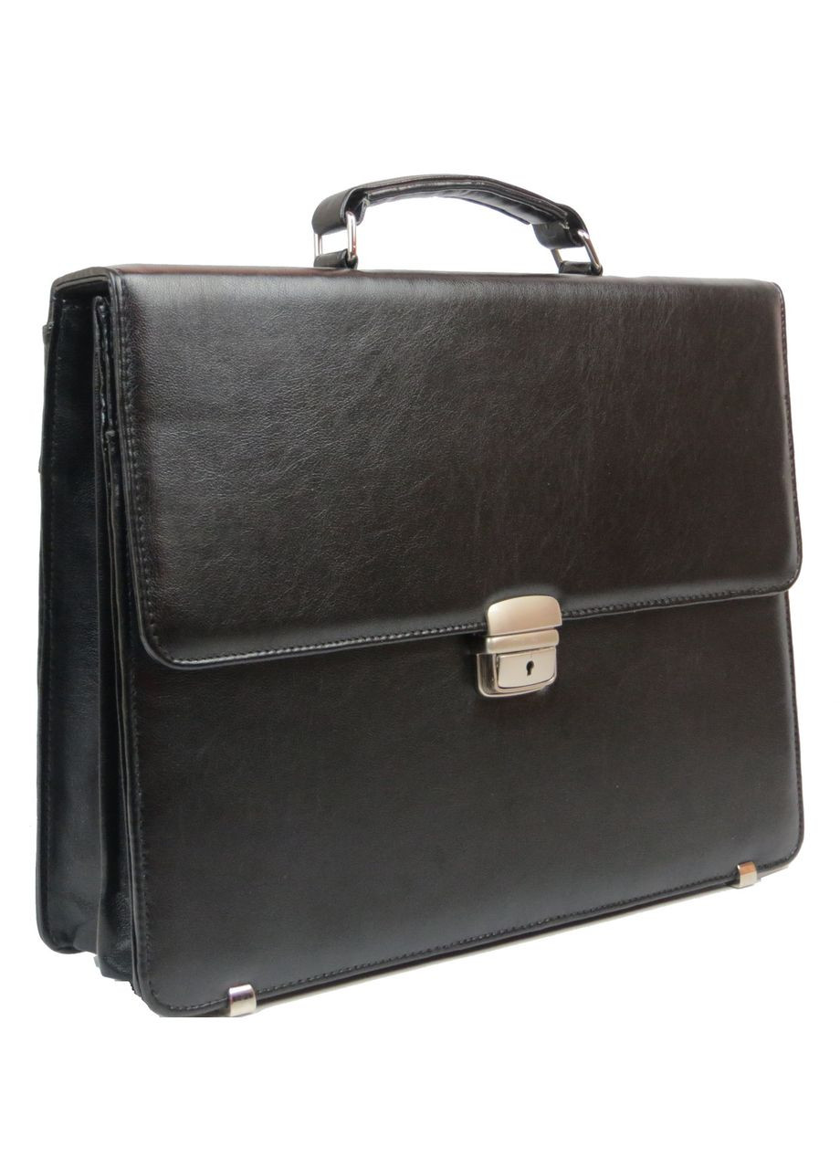 Портфель мужской Eхclusive из искусственной кожи Черный Exclusive (340904836)