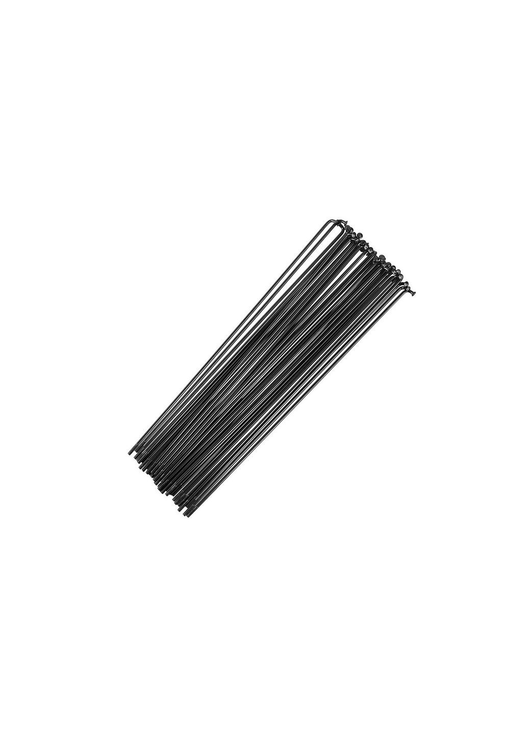 Спиця 14G/2 мм, 294 мм, неіржавка сталь, чорна, 21 шт. Rodi (369650452)