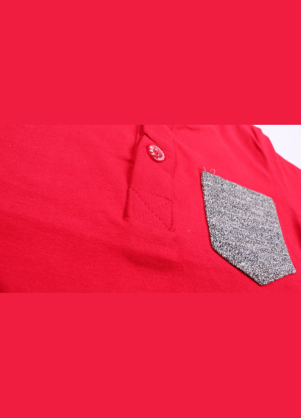 Футболка С Довгим Рукавом 8629 Червоний Breeze (306544050)