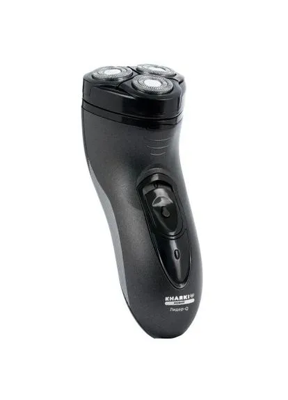 Електробритва НХ-8507 Лидер-Q Black, 6W, роторна, сухе гоління, 3 головки для гоління, подвійні леза, плаваюча конструкція Новий Харків (377470040)