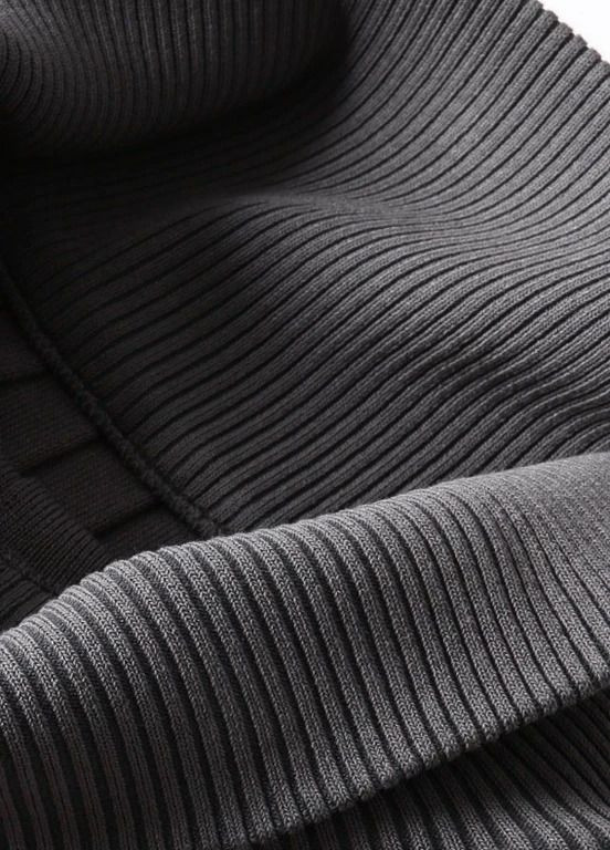 Серая кэжуал трикотажная плиссированная юбка-карандаш mw-ks-1613-1 коричневый Forza Viva