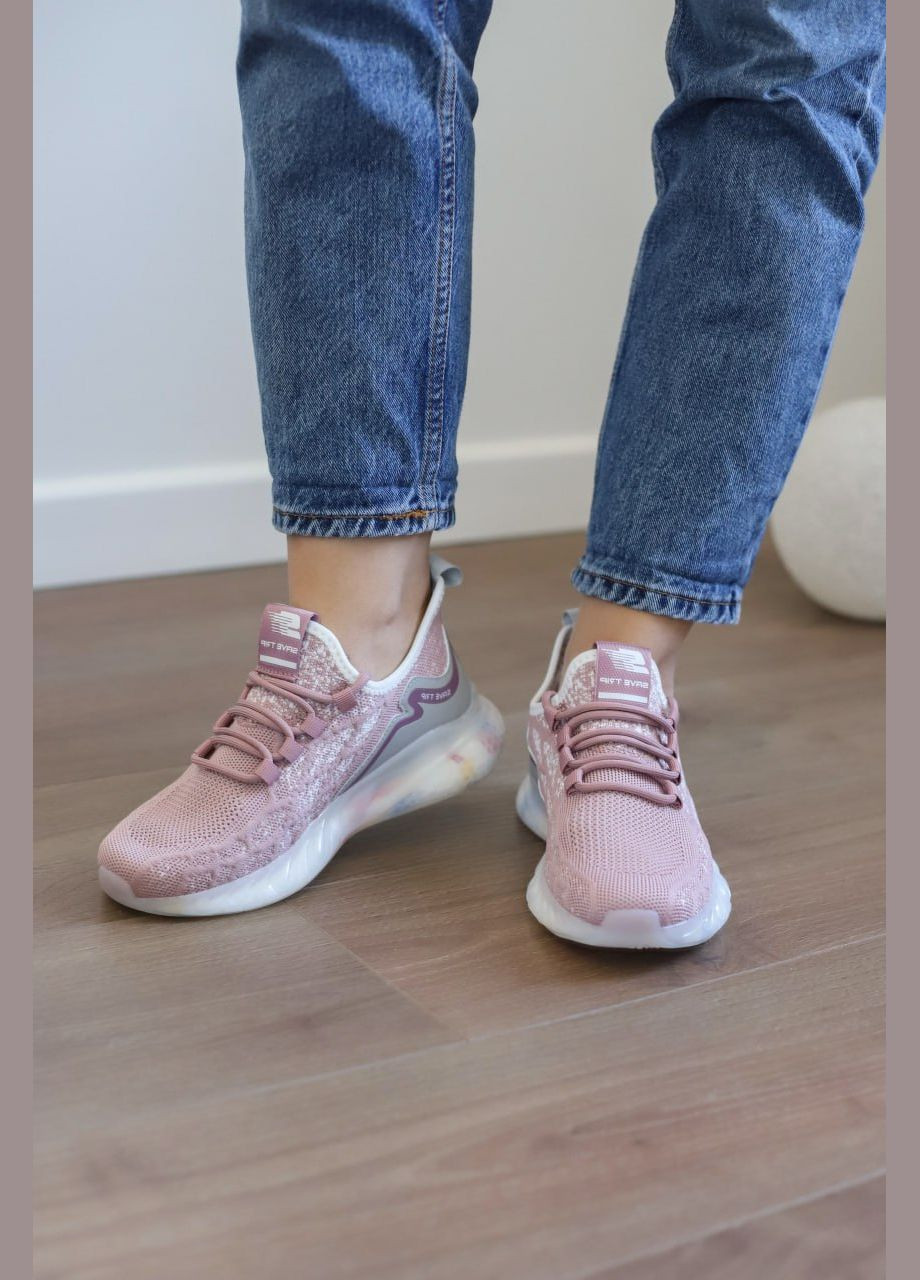 Розовые демисезонные кроссовки женские No Brand