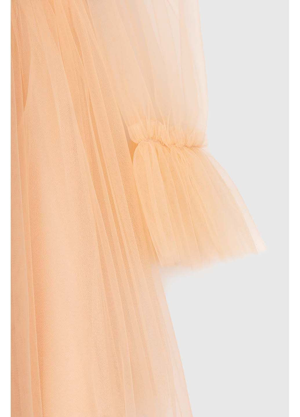 Персиковое платье Wecan (284283534)