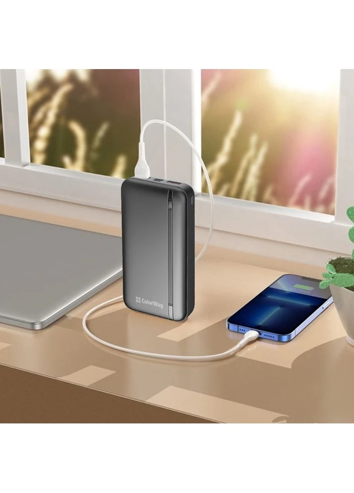 Универсальная мобильная батарея Portable Charger 20000mAh Black (CW-PB200LPB4BK-PD) Colorway (396193070)