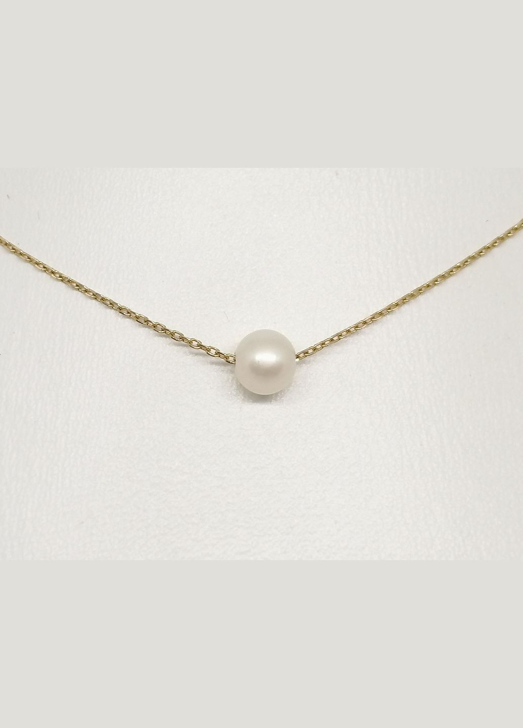 Золотое колье с жемчугом. ПК320И 40 Імперія золота (289369980)