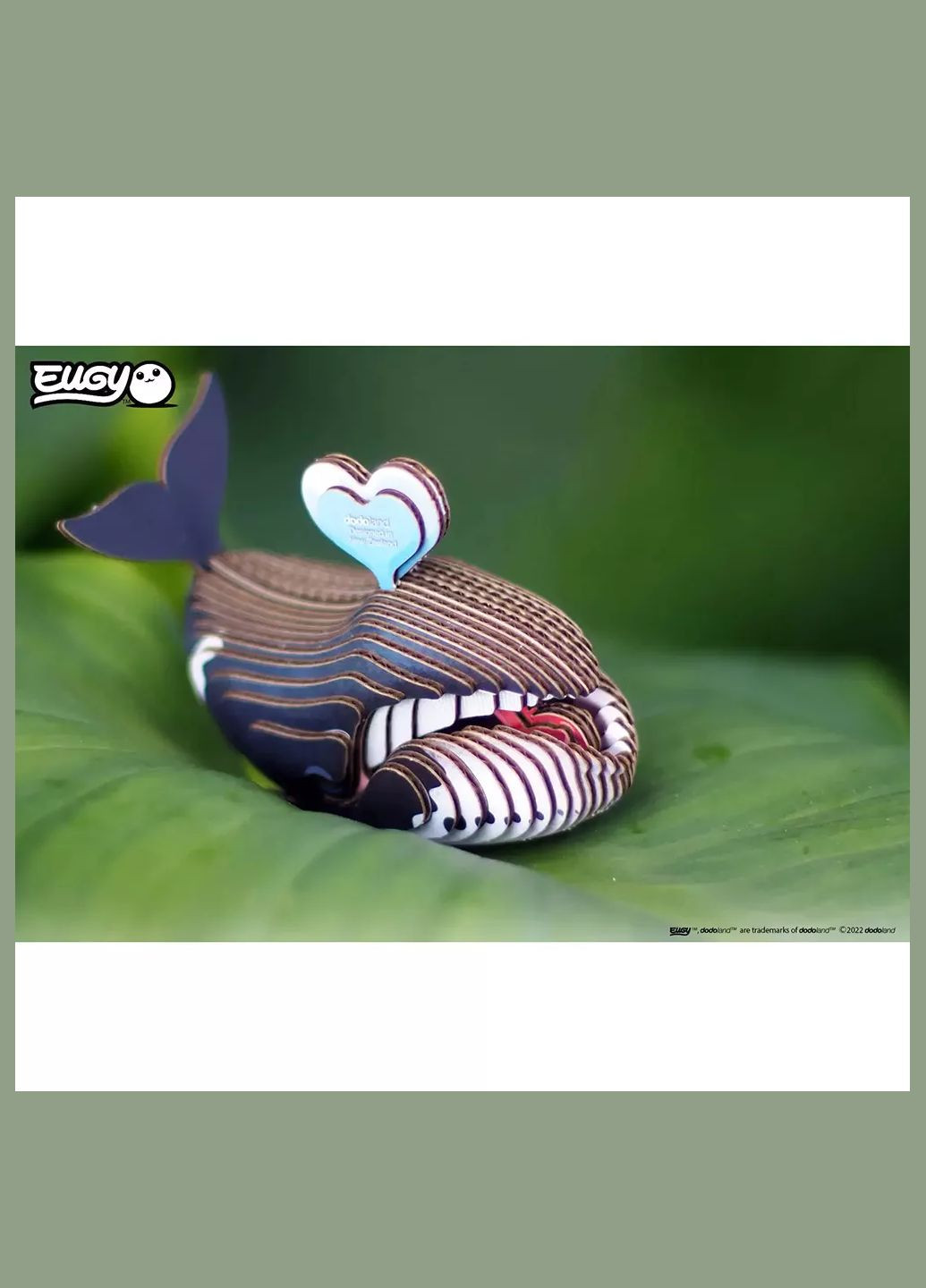 Сборная 3D модель Зоопарк Гренландский кит (XEG-084) Eugy (333252816)