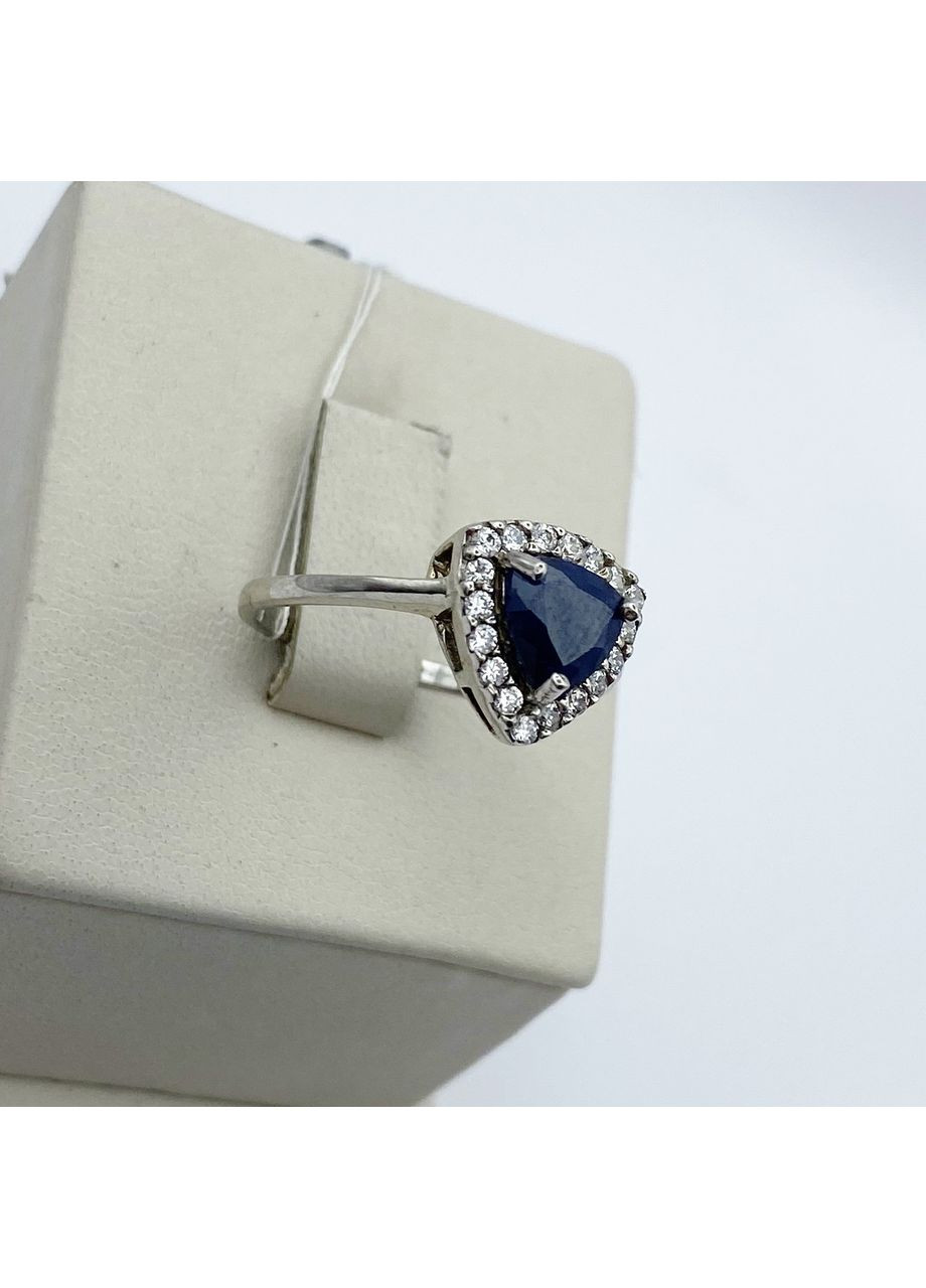 Кольцо серебряное с сапфиром 18,5 2,63 г No Brand (370142417)