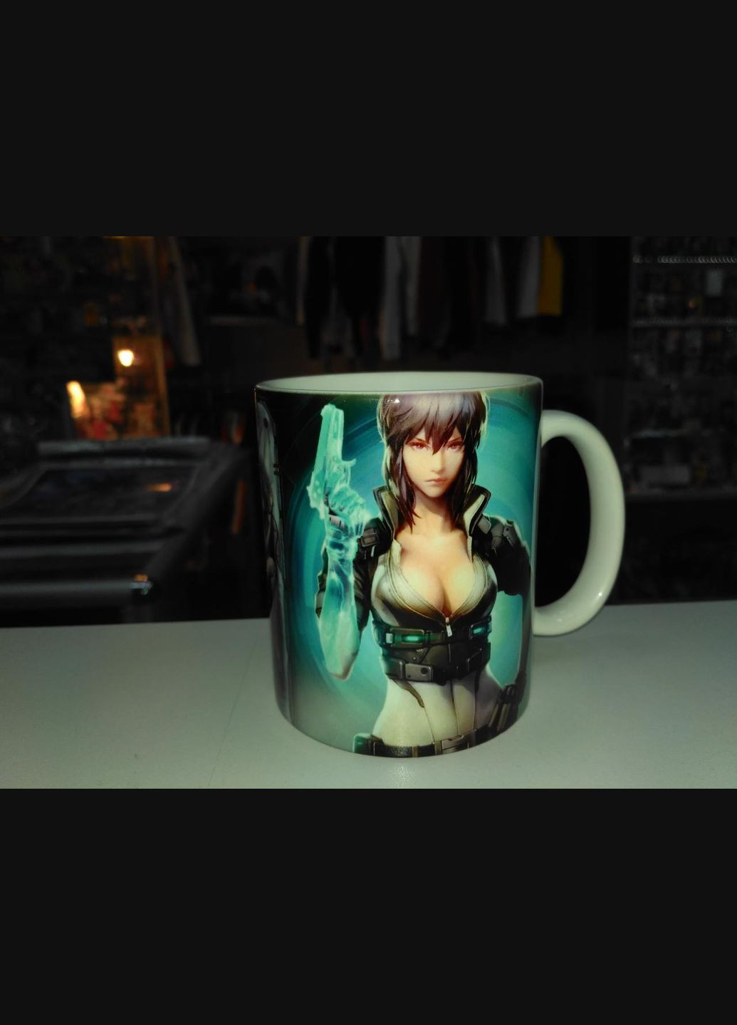 Чашка белая аниме Призрак в латах (z0592) No Brand (327006917)