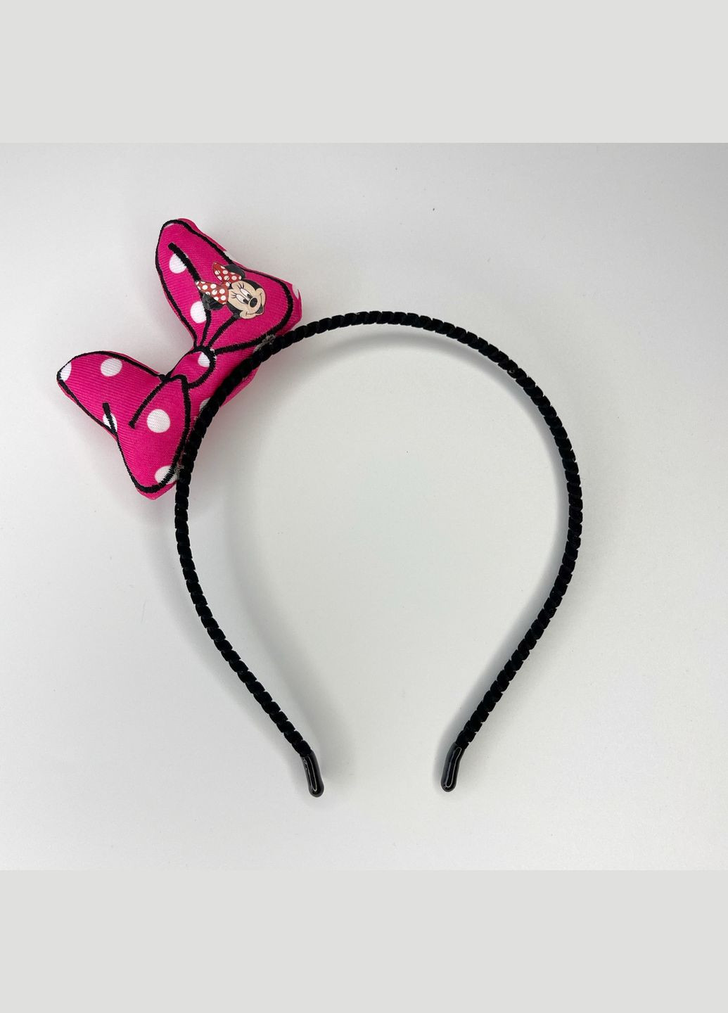 Обідок для волосся Обруч бантик Мінні Маус Рожевий 12 см х 18 см Finding (335862235)