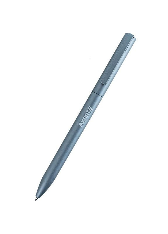 Ручка шариковая синяя 0,7мм, корпус металл серебряный Partner AB109934-02-A Axent (294629915)
