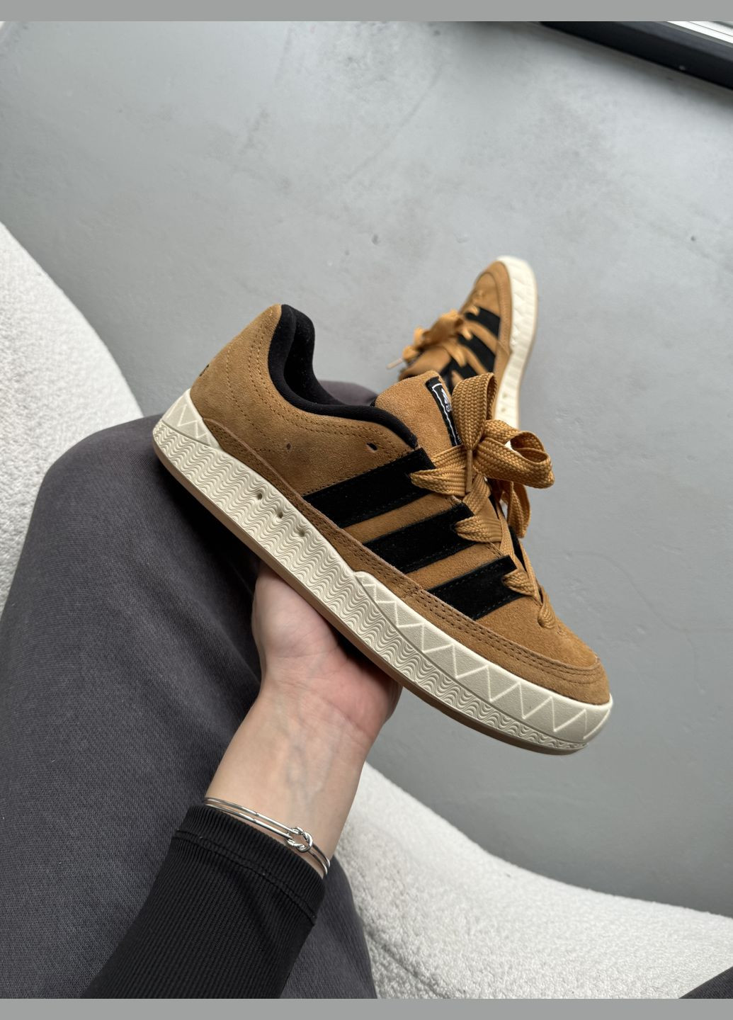 Кросівки жіночі і чоловічі Adidas Adimatic brown | Адідас Адіматік коричневі No Brand коричневі демісезони (316507755)
