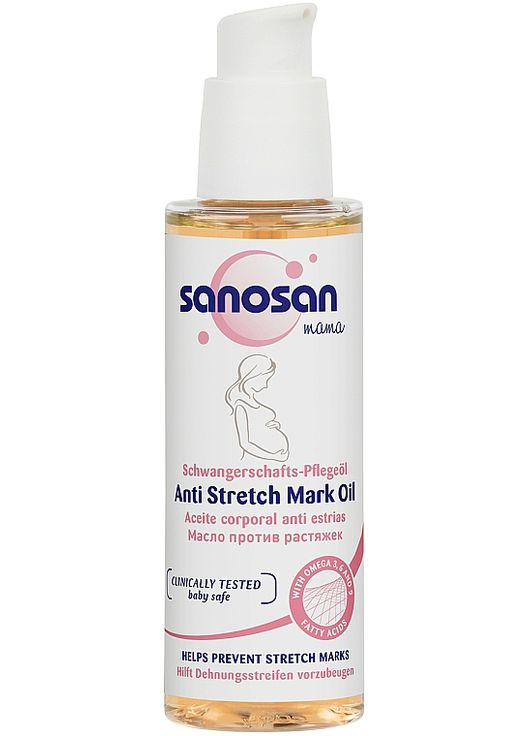 Олія від розтяжок для вагітних Mama Anti-Stretch Mark Oil 100ml (586947-31337394) Sanosan (368633012)