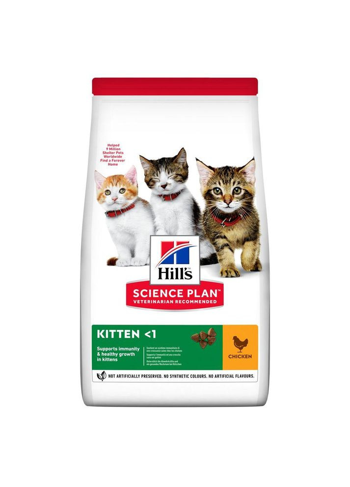 SCIENCE PLAN Kitten Сухой корм для котят и кошек в период беременности и лактации, с курицей, 5+2 кг Hill's (362703513)