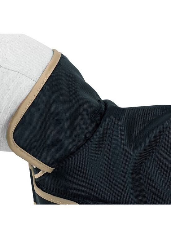 Пальто з коміром, нейлон/фліс, чорний, XS, 30см Happet (357074846)