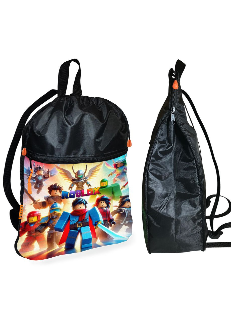 Школьный рюкзак детский Роблокс / Roblox + Сумка для обуви спортивной формы рюкзак-мешок мальчику (2148) No Brand (331484991)